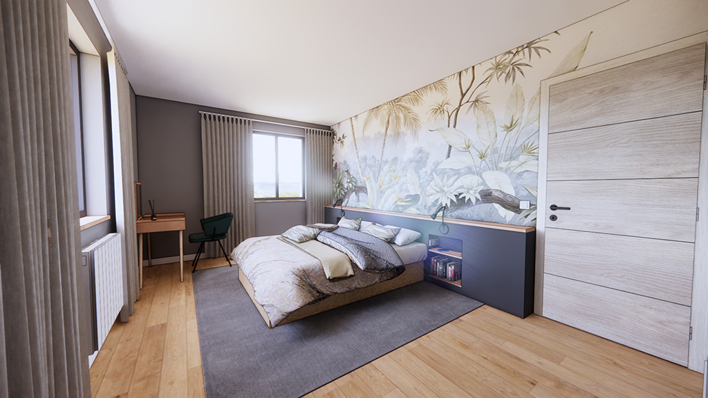 Salle de bain minimaliste et élégante